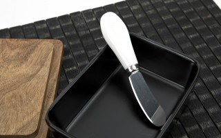 Maselnica ceramiczna z nożem KB-7784 czarna