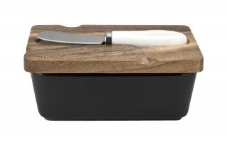 Maselnica ceramiczna z nożem KB-7784 czarna