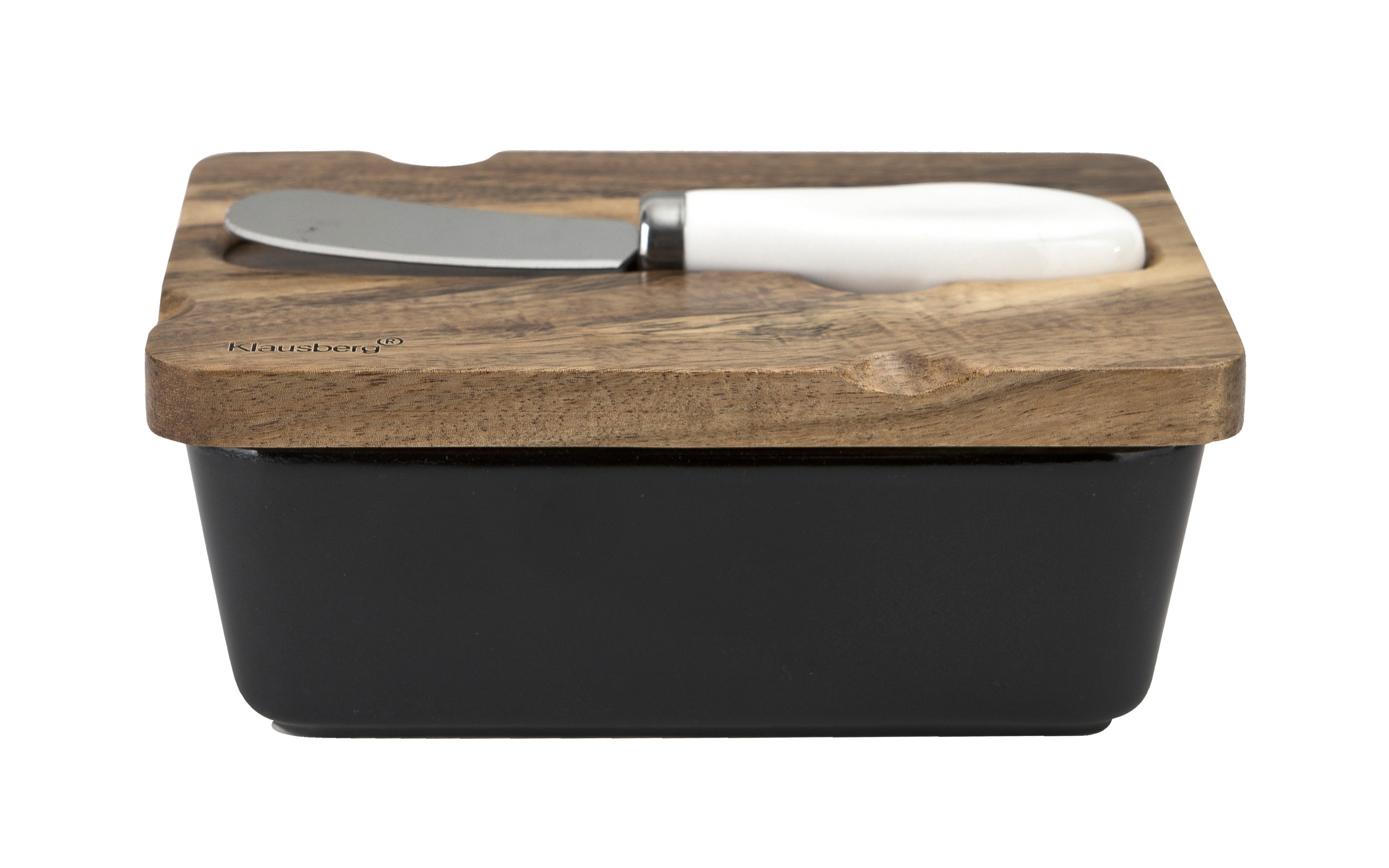 Maselnica ceramiczna z nożem KB-7784 czarna