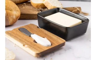 Maselnica ceramiczna z nożem KB-7784 czarna