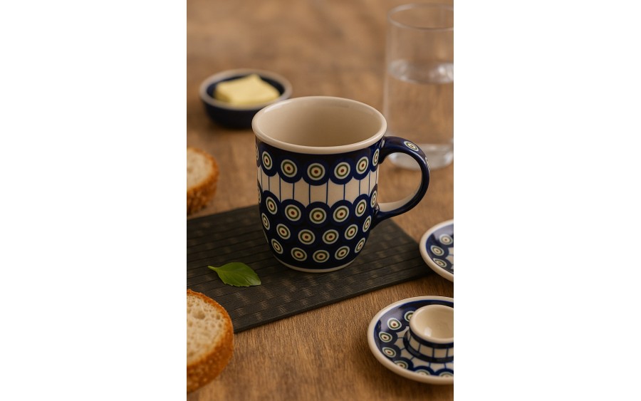 Kubek ceramiczny 350 ml Bolesławiec Kropki 8