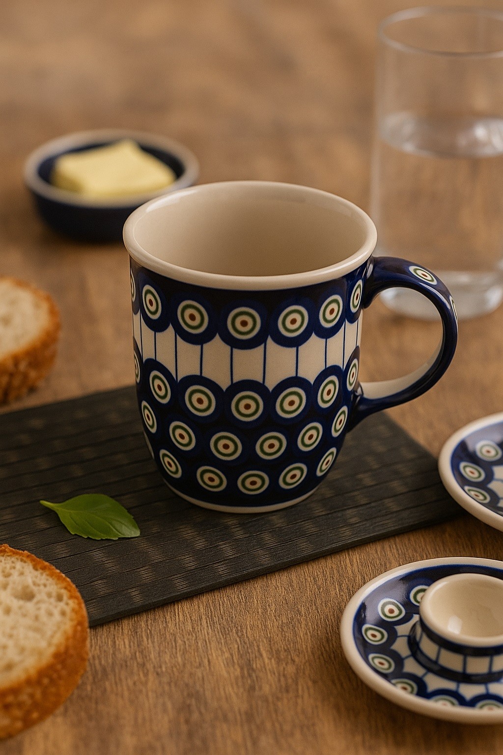 Kubek ceramiczny 350 ml Bolesawiec Kropki 8