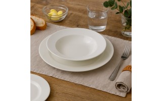 Talerz płytki deserowy 19 cm Krem Stock