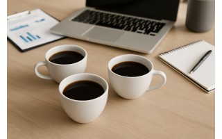 Filiżanka porcelanowa 220 ml Biała