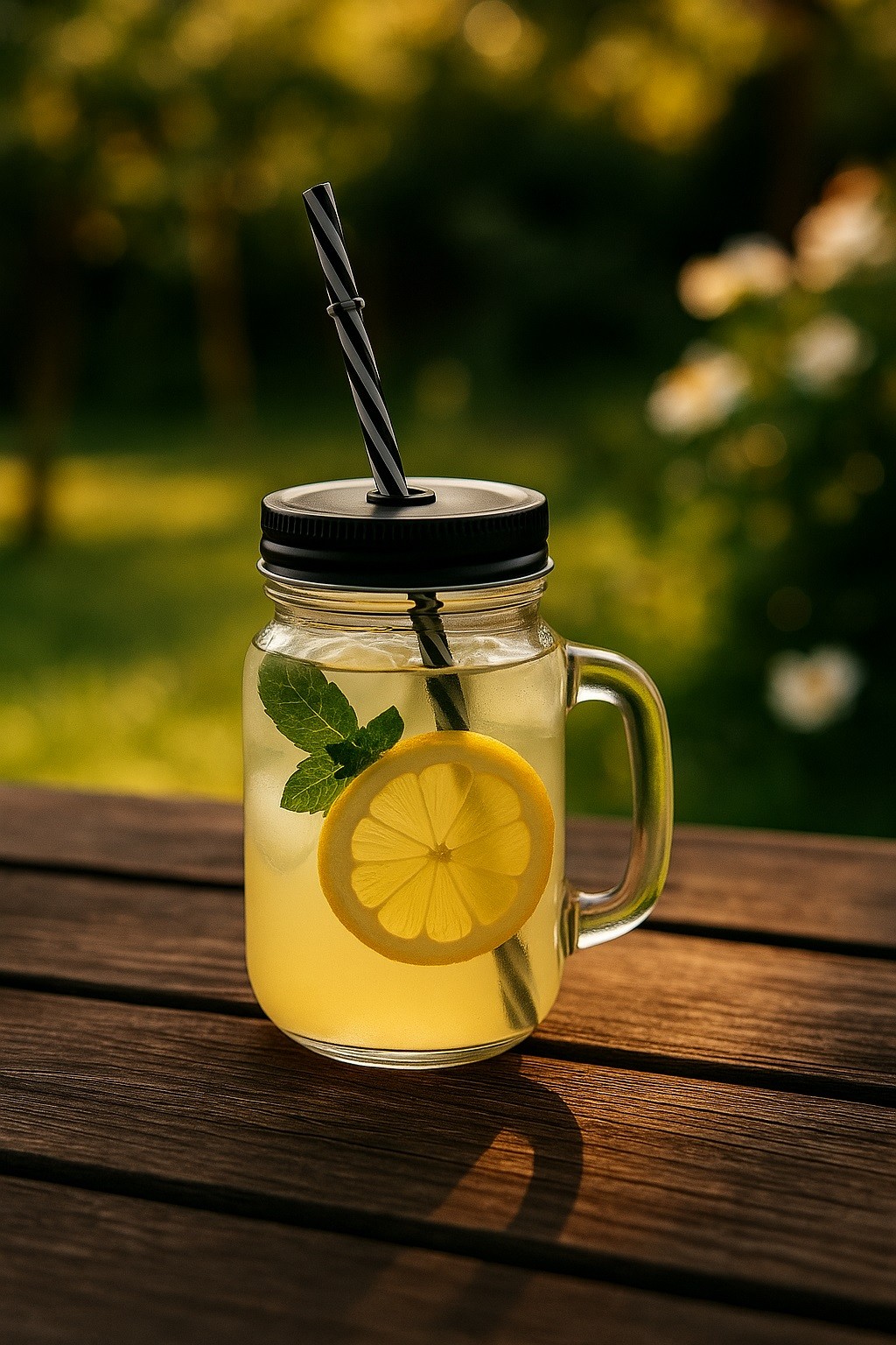 Soik z uchem/kubek 400 ml z pokrywk