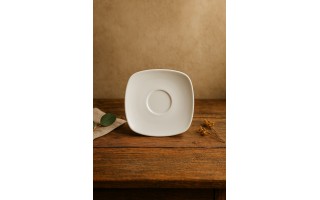 Spodek kwadrat 14x14 cm biały