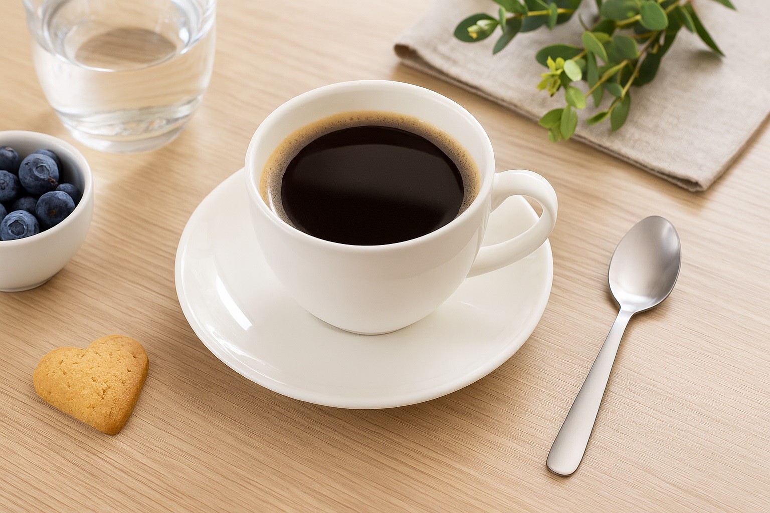 Filiżanka porcelanowa 270 ml + spodek Bella krem