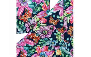 Pościel jersey 155x200 cm Amarina 6623/606 indigo