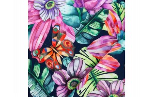 Pościel jersey 155x200 cm Amarina 6623/606 indigo