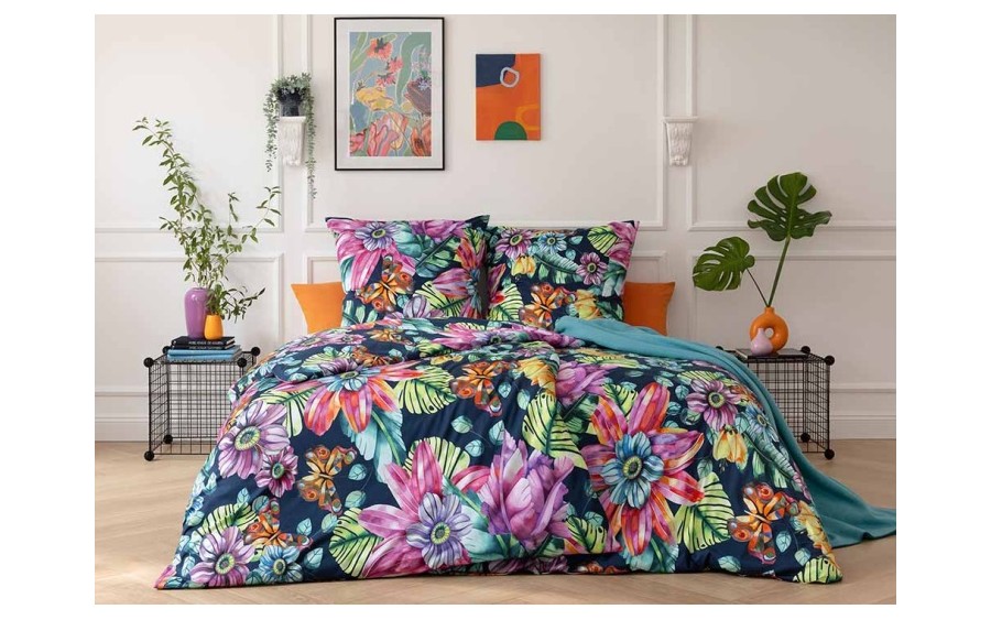 Pościel jersey 155x200 cm Amarina 6623/606 indigo