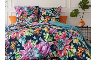 Pościel jersey 135x200 cm Amarina 6623/606 indigo