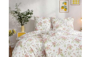 Pościel jersey 200x220 cm Noelia 6624/695 magenta