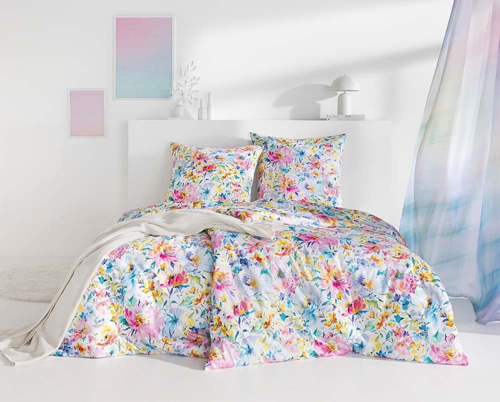 Pościel satynowa 155x200 cm Alanis 4828/985 multicolor