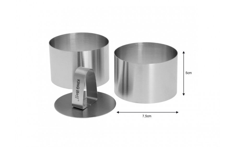 Okrągła forma do deserów zestaw 3 el. Kinghoff KH-4610