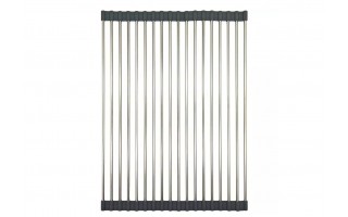 Mata do suszenia naczyń 45x32 cm KH-1903 stal nierdzewna z silikonowym wykończeniem