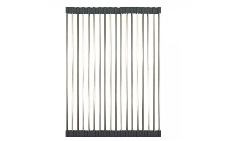 Mata do suszenia naczyń 45x32 cm KH-1903 stal nierdzewna z silikonowym wykończeniem