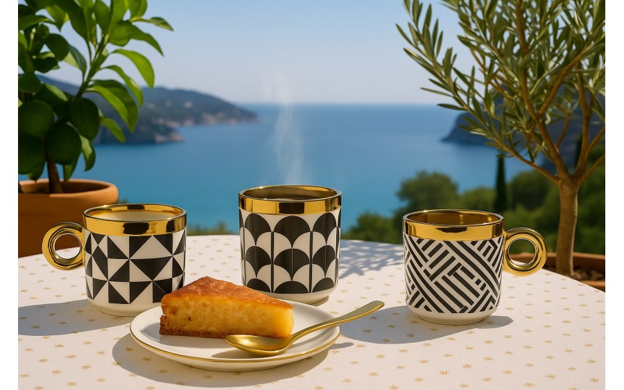 Kubek porcelanowy 350 ml Gold Dream A