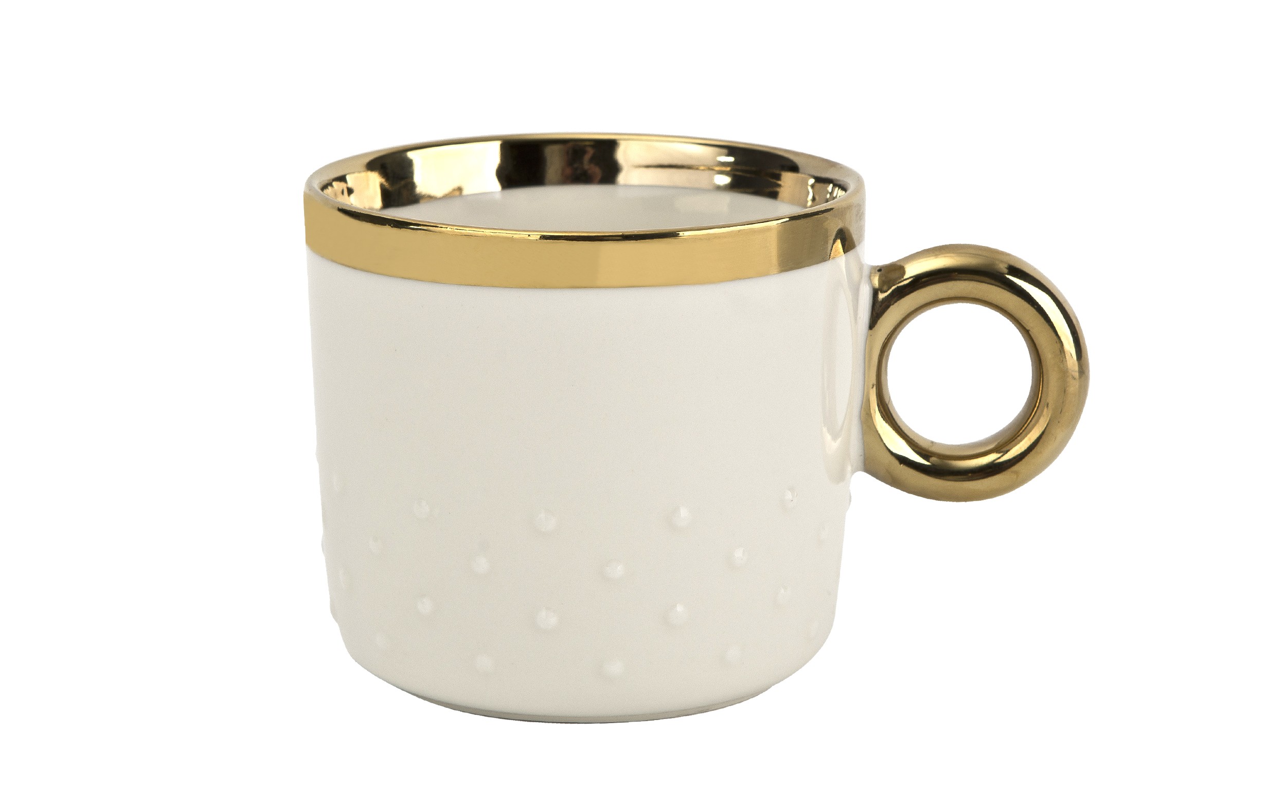 Kubek porcelanowy 350 ml Palazzo kremowy 2759
