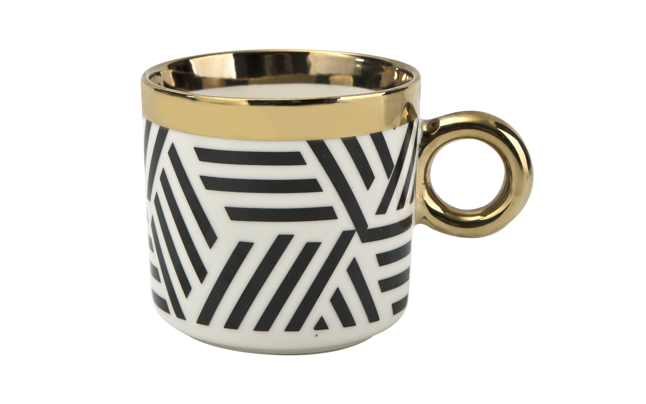 Kubek porcelanowy 350 ml Palazzo zigzag 2522