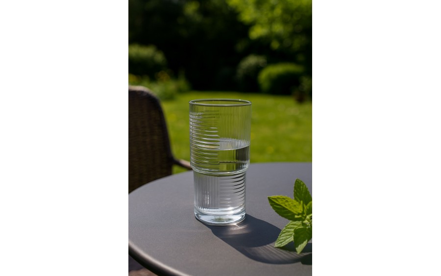 Szklanka 400 ml w prążki GLS400