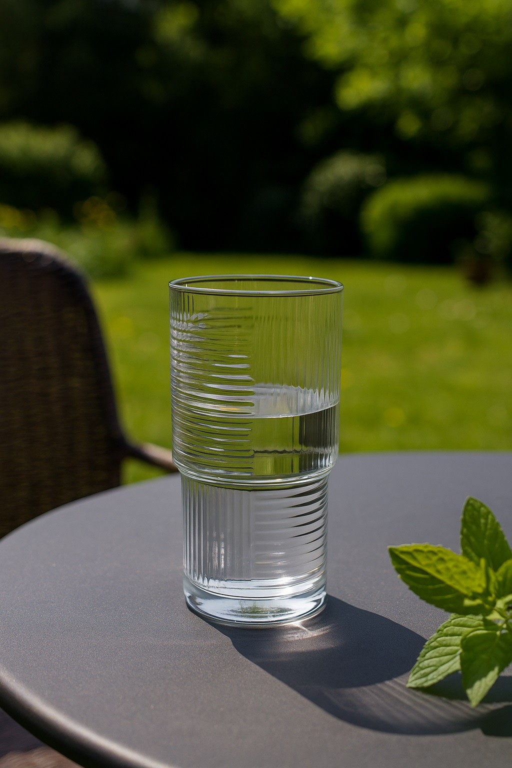 Szklanka 400 ml w prążki GLS400