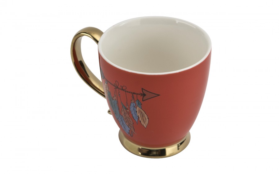 Filiżanka na stopce 400 ml Exotic Pomarańczowa