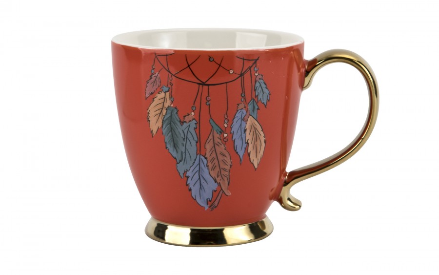 Filiżanka na stopce 400 ml Exotic Pomarańczowa