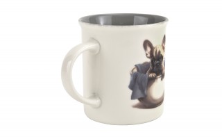 Kubek porcelanowy 330 ml Cora Buldog w kubku