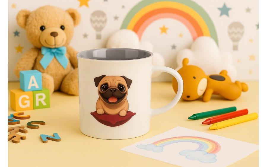 Kubek porcelanowy 330 ml Cora Mops