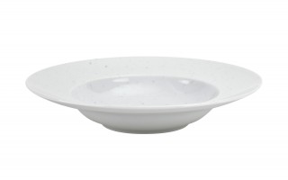 Talerz głęboki do pasty 24 cm Kaszub ART biały 6750