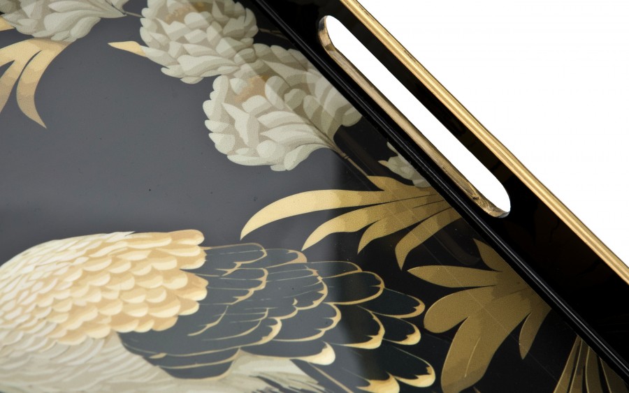 Taca dekoracyjna 35x25x3,5 cm Pawie mała 172021