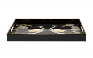 Taca dekoracyjna 35x25x3,5 cm Pawie mała 172021