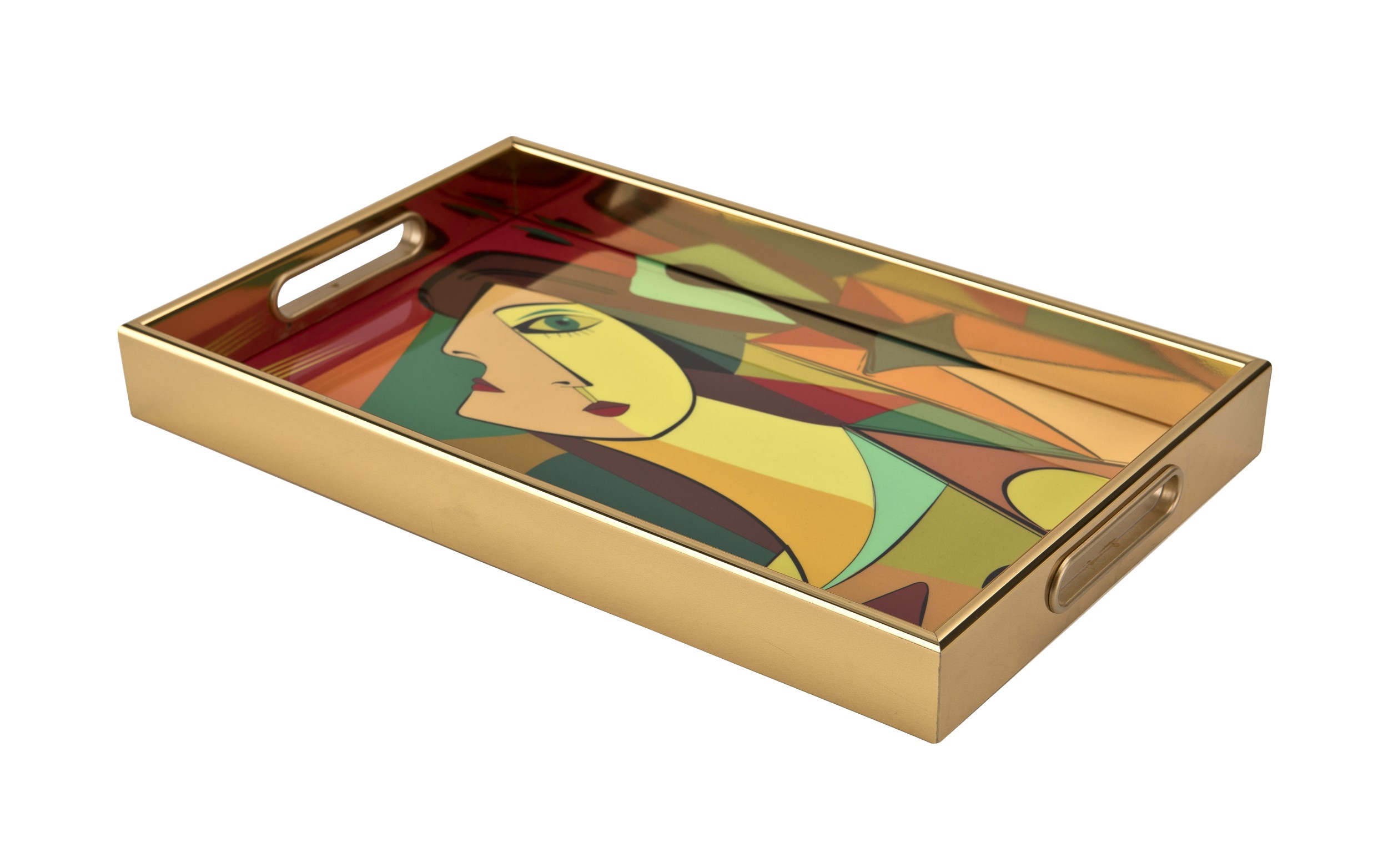 Taca dekoracyjna 40x25x4 cm Twarz 172014