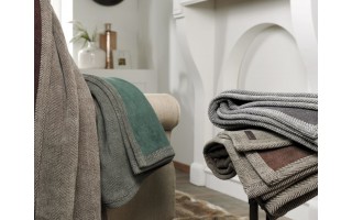 Koc bawełniano-akrylowy 150x200 cm Aberdeen Ibena 2020-300