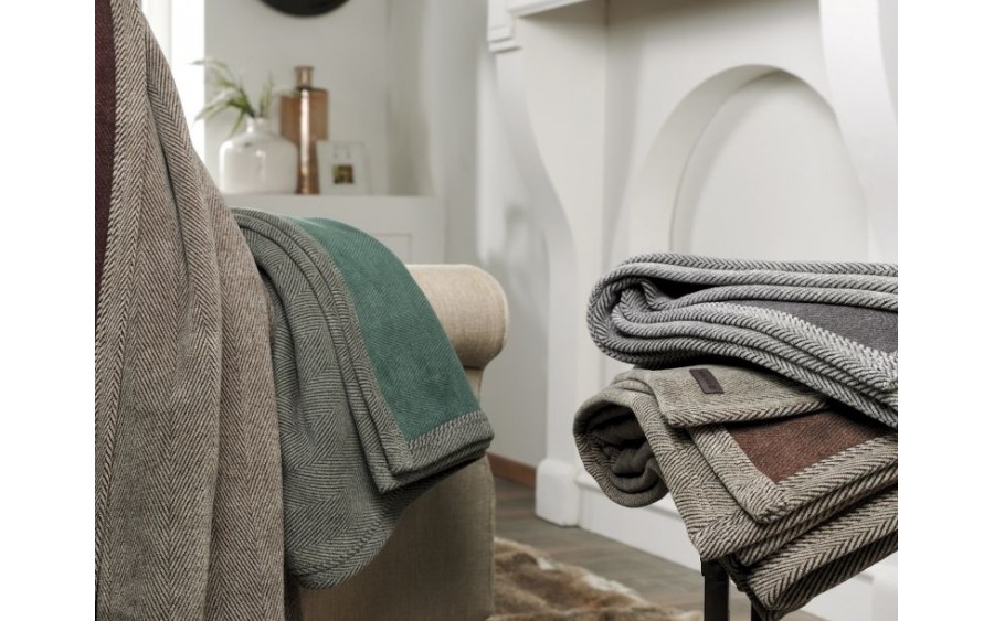 Koc bawełniano-akrylowy 150x200 cm Aberdeen Ibena 2020-300