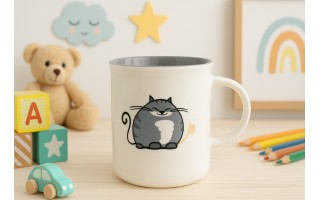 Kubek porcelanowy 330 ml Filemon Kotek Puszek