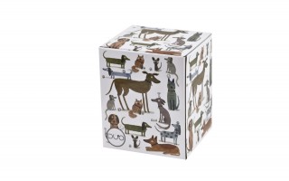 Kubek porcelanowy 360 ml z zaparzaczem Różne Psy