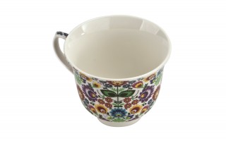 Filiżanka porcelanowa 250 ml + spodek Łowicz