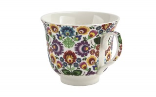 Filiżanka porcelanowa 250 ml + spodek Łowicz