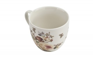 Kubek porcelanowy 460 ml Zahra w koszyczku