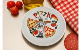 Talerz do pizzy 20 cm Pizza pomodoro MPLCo