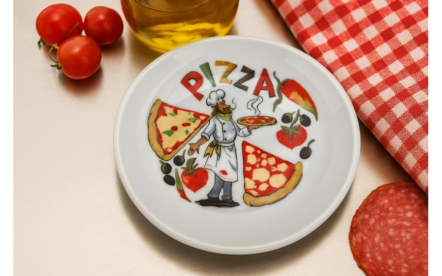 Talerz do pizzy 20 cm Pizza pomodoro MPLCo