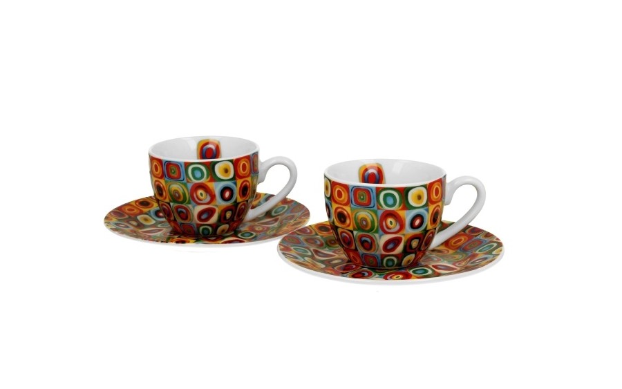 Komplet 2 filiżanek do espresso 90 ml Kandinsky