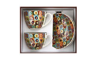 Komplet 2 filiżanek 270 ml + spodki Kandinsky