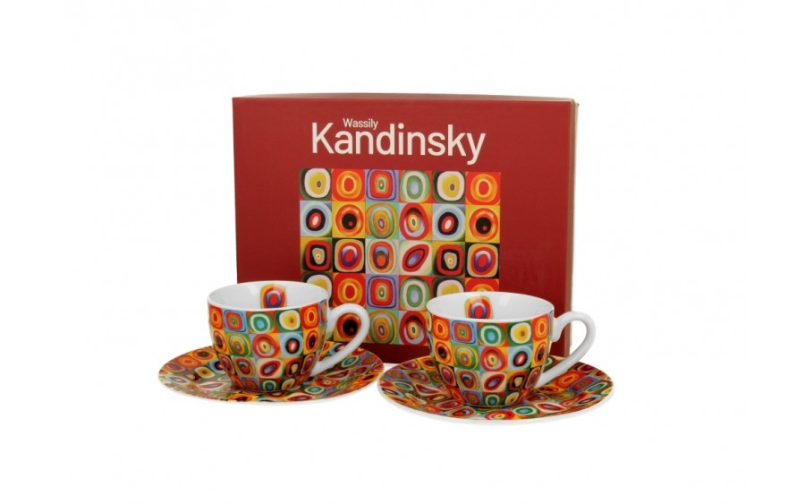 Komplet 2 filiżanek 270 ml + spodki Kandinsky