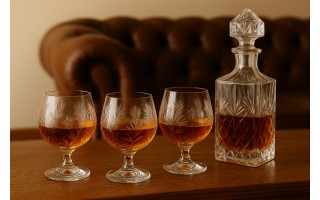 Kieliszek kryształowy Zawiercie do koniaku 250ml