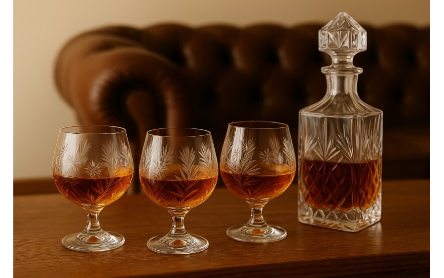 Kieliszek kryształowy Zawiercie do koniaku 250ml