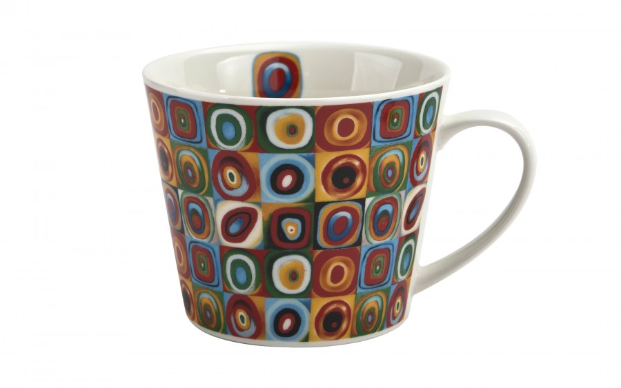 Kubek 600ml SQUARES WITH CIRCLES,W. Kandinsky