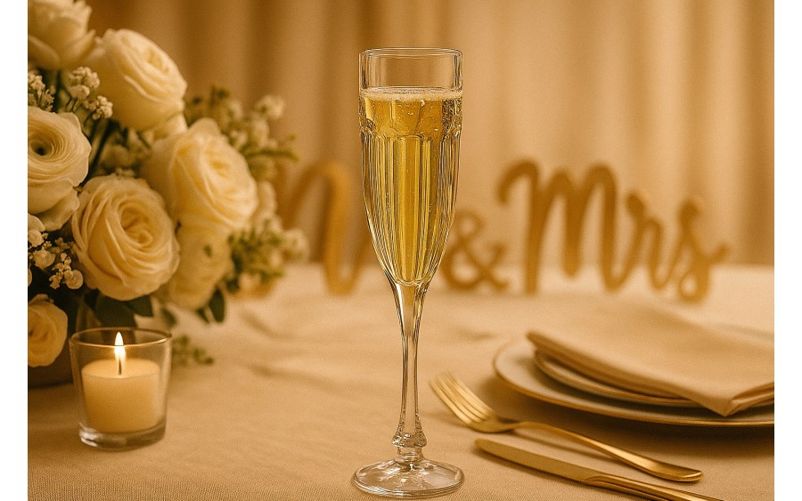 Kieliszek kryształowy do szampana 150 ml Safari Bohemia