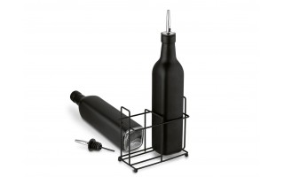 Butelki na ocet lub oliwę ze stojakiem 500 ml  Tadar